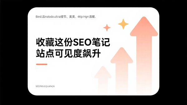 收藏这份 SEO 笔记 站点可见度飙升